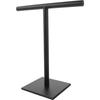 Countertop Towel Holder Stand Stainless Steel T-Shaped Bathroom Hand Towel Rack Stable Free Standing Metal Organizer No Drilling