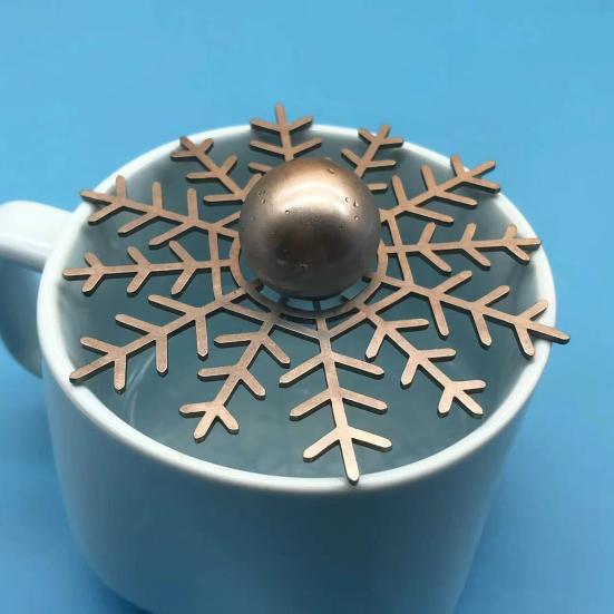 Espresso Freezing Ball Stainless Steel Drink Chiller Ice Coffee Balls with Stand Reusable Extract Chilling Tool for Coffee Lovers