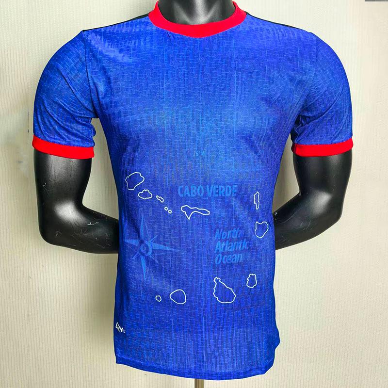 Cape Verde World Cup 26-Player Home Jersey (Short-Sleeved) XXL синий