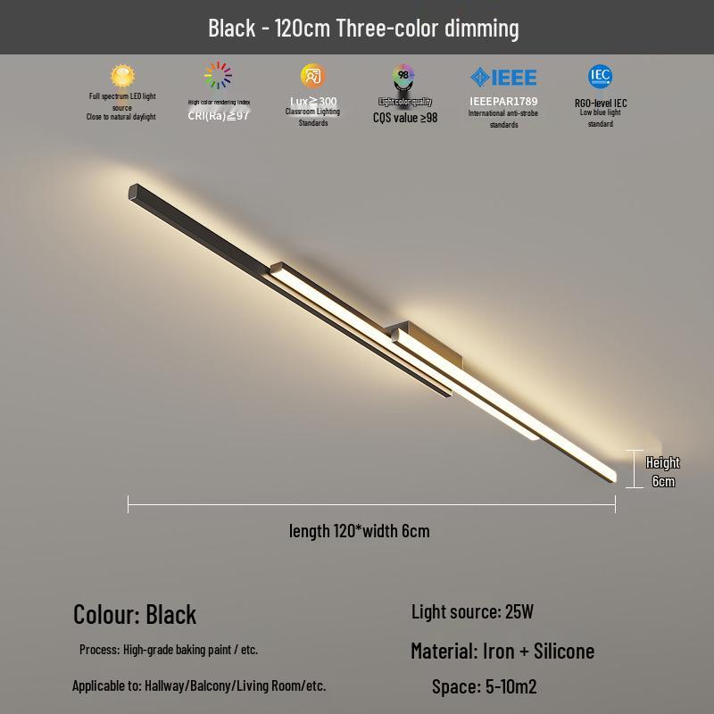 2025 Modern Minimalist Hallway & Corridor Light - Simple Design for Entrance, Balcony & Wardrobe Spaces