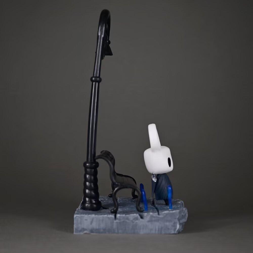Game Peripheral Hollow Knight Pure Container Gk Little Knight Street Lamp Scene Model Handmade Desktop Ornament Boy'S Toy Gifts