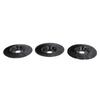 3Pcs Wood Carving Disc Set Carbon Steel Plane Slope Arc Wood Grinding Wheel for Angle Grinder 125mm