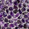 100g Natural Amethyst  Crystals Tumbled Polished Stones Faux Gemstone Bulk, Reiki Healing Stone, Home Decor Rocks
