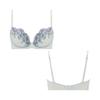 AMOSTYLE Charming Glamor Dear M019 Size E65 Bra, Floral, (Pink),
