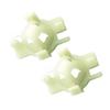 55156879AB 2pcs Headlight Mounting Bracket Clip Retainer White Plastic Fit for Jeep Grand Cherokee WJ 2000 2001 2002 2003-2006