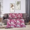 Kasane Teto Anime Blanket Super Soft Graphic Plush Throw Blanket For Living Room Picnic Flannel Bedspread Bed Cover