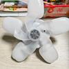 Retro 5-Blade LED Ceiling Fan with Stepless Dimming and Remote for Bedroom & Living Room