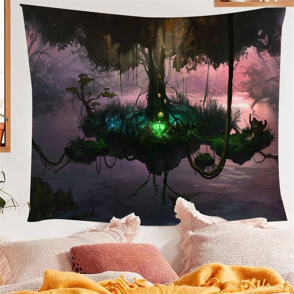 Tree of Life Hanging Bohemian Tapestry Bohemian Wall Tapestries Mandala Kawaii Room Decor