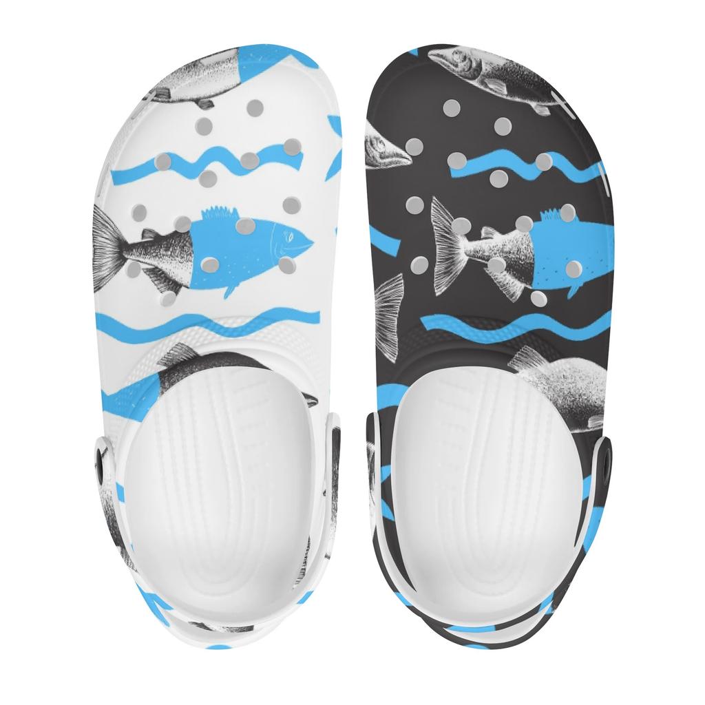 Unisex Casual Printed EVA Casual Clogs Quick Dry Lightweight Slip On Soft Shoes Lightweight Summer Sandals Daily Comfort