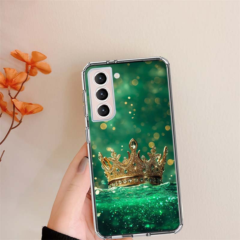 

The Crown Rising Underwater Clear Phone Cases for Samsung S26 Ultra Galaxy S25 Edge S24 S23 FE S21 Plus S20 S22 S10 Cover Patter Samsung S26 Plus 5G