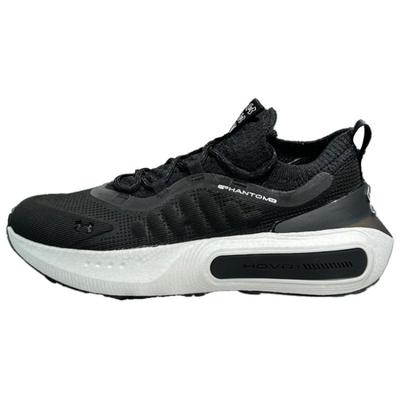 Phantom 4 Abrasion Resistant Low Top Running Shoes Men's Black White Sneakers 3027593-001