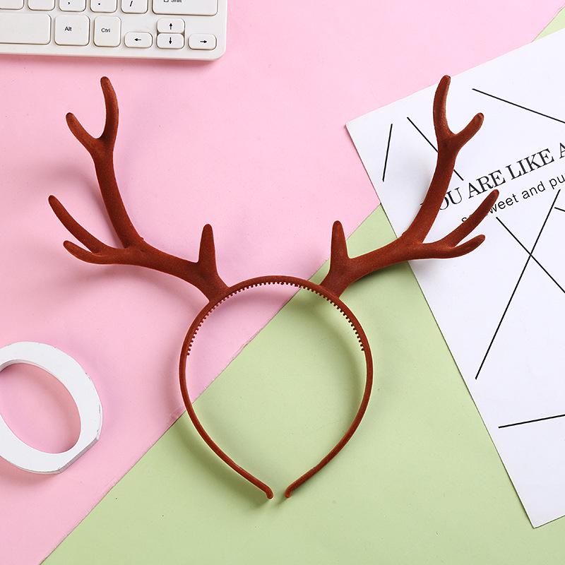 Christmas Reindeer Antler Headband - Festive Hair Accessory for Women & Children