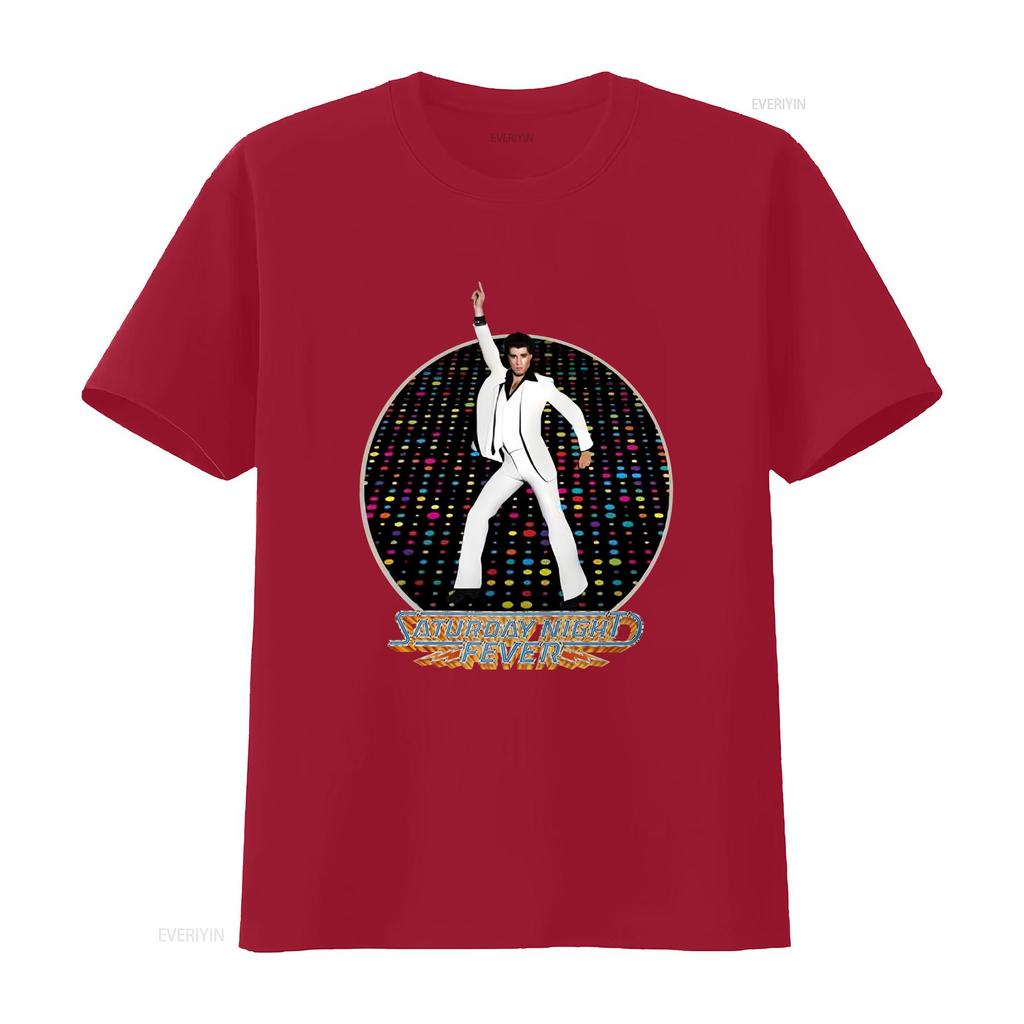 SATURDAY NIGHT FEVER Vintage Movie Poster T Shirt Vintage Washed Comfortable Graphic Streetwear Unisex Homme Soft Breathable