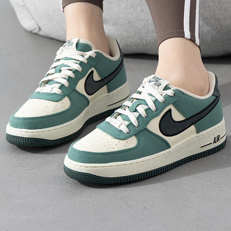 New Nike Air Force 1 Low Coconut Milk Vintage Green GS FN4731-100
