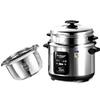 316 Stainless Steel Electric Rice Cooker, 5L Capacity, Ideal for 1-6 People - Cooks Porridge, Soup, and More