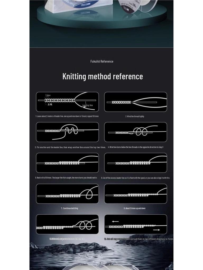 Imported Carbon Line Leader for Strong Tensile Strength and Rock Fishing