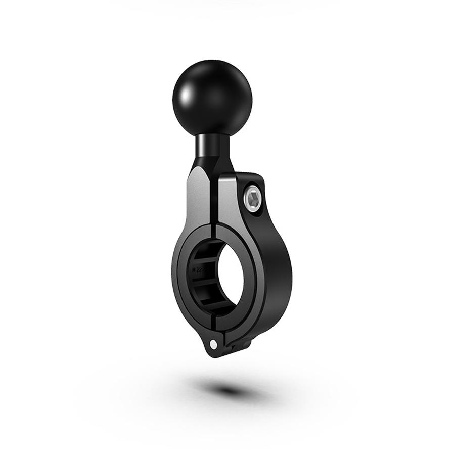 Aluminum U-Bolt Handlebar Rail Mount Base W/ 1" B-Ball Motorcycle Bike