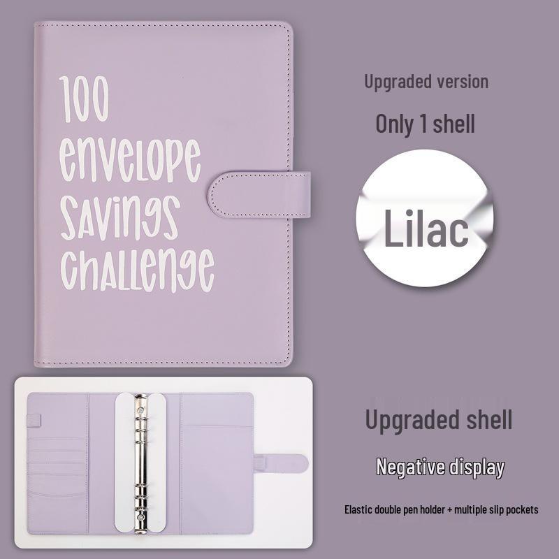 100-Day Cross-Border Savings Challenge Notebook for Couples