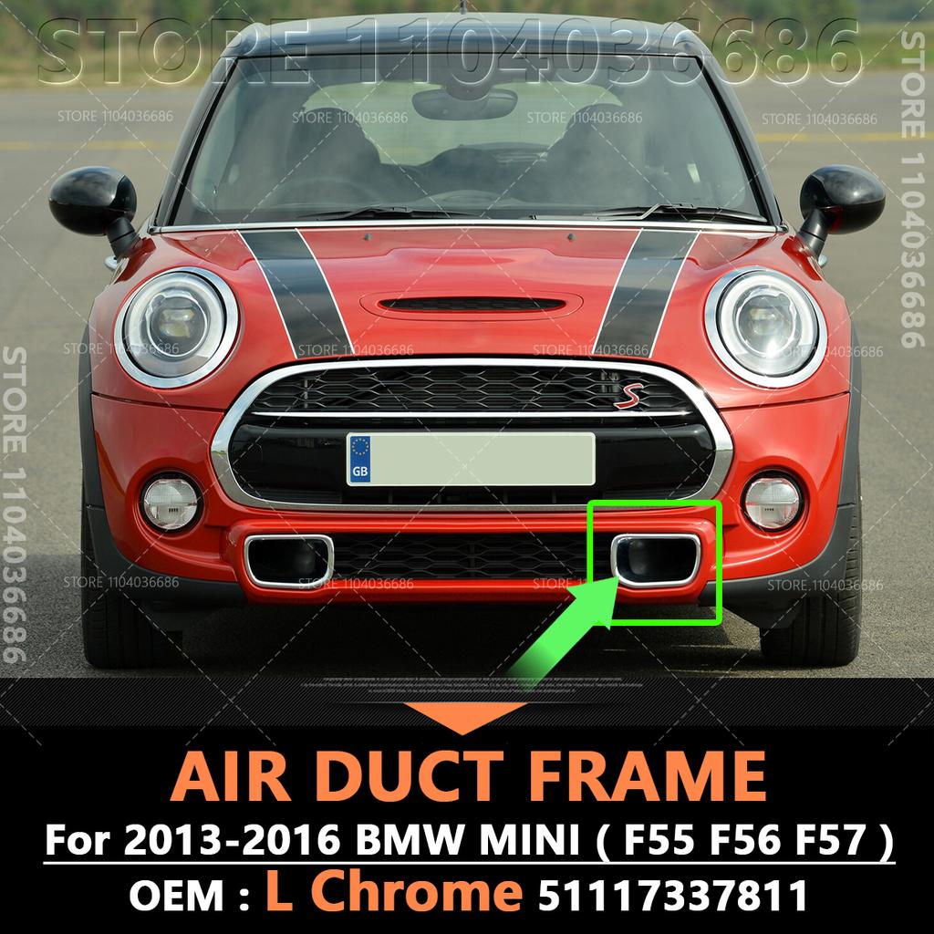 For 2013-2016 F55 F56 F57 BMW MINI Cooper Front Bumper Cover Air Duct Frame 51117337809 51117337810 51117337811 51117337812