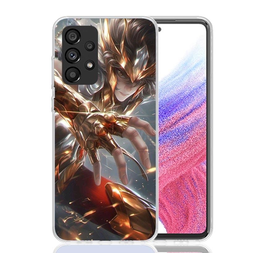 Saint Seiya Cool Phone Case For Samsung Galaxy A17 A16 A14 A15 A13 A57 A56 A54 A55 A53 A37 A36 A34 A35 A33 A26 A24 A25 A23 Galax