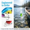 10PCS with 3D  Eyes Fishing Crankbaits 3cm/1.6g Sinking Lures Durable Hard Baits  Saltwater Fishing