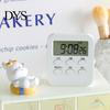 Alarm Clock Countdown Timer Large Screen Display Magnets Adjustable Silence Simple Operation Switchable Efficient Timing Red Light Flashing