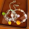 Beaded Simulation Fruit Bracelet Dopamine Summer Bohemian Jewelry Beads Bracelet  Beach Jewelry