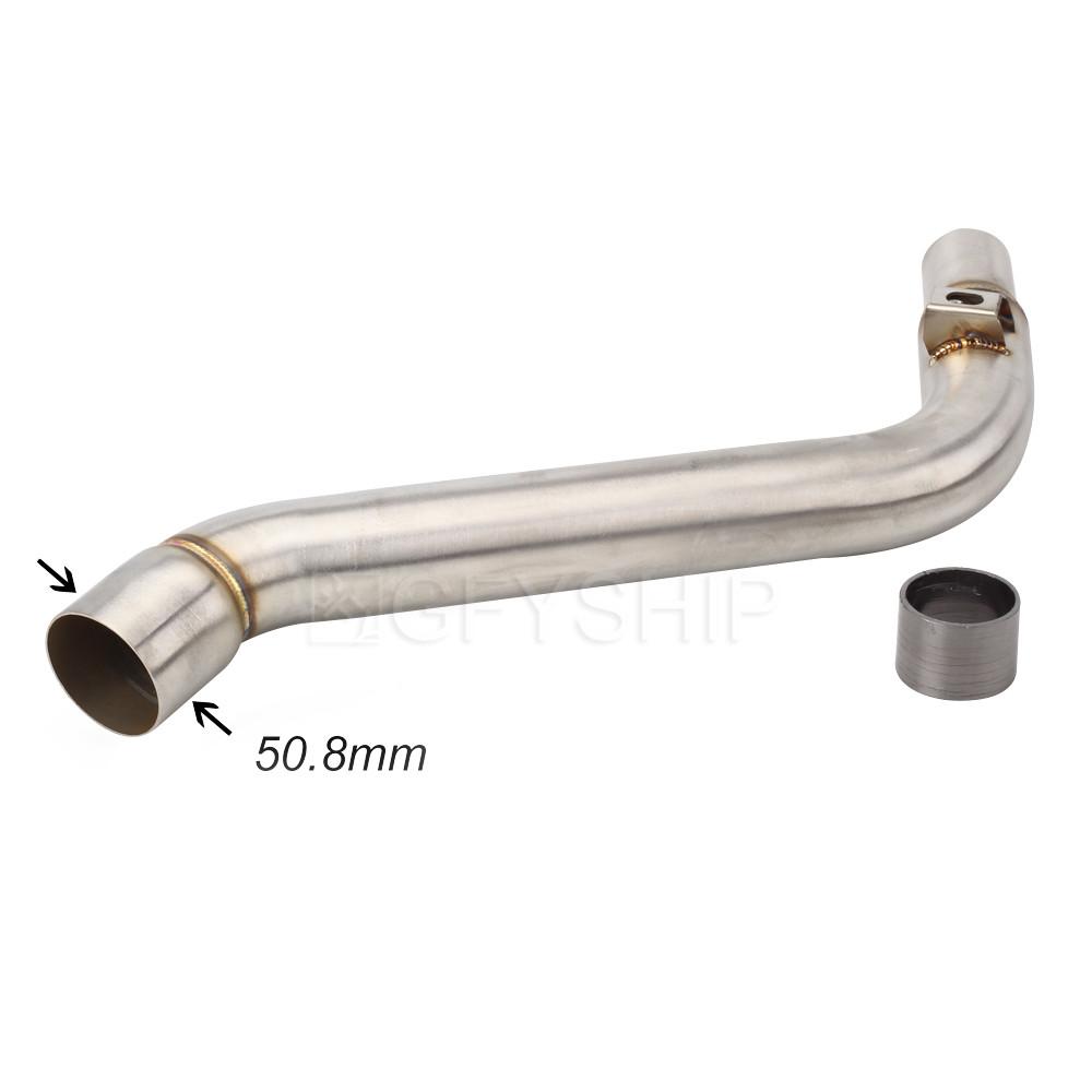 For Suzuki DR 650 1996 1997 1998 1999 2000 to 2020 DR650 SE DR650SE Motorcycle Exhaust Middle Link Pipe