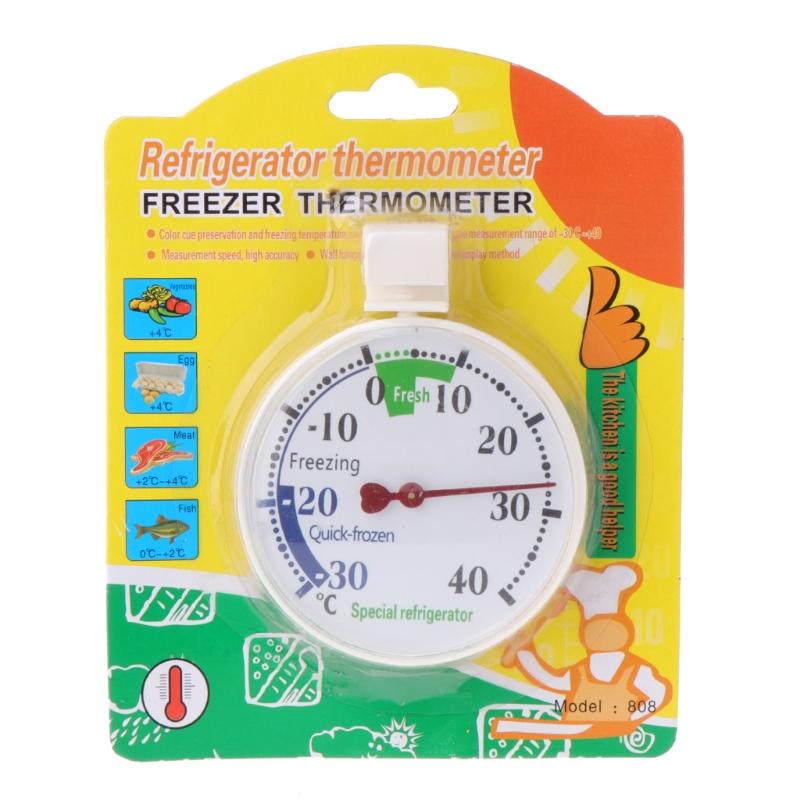 Refrigerator Freezer Thermometer Fridge Refrigeration Temperature Gauge Home Use Drop Shipping