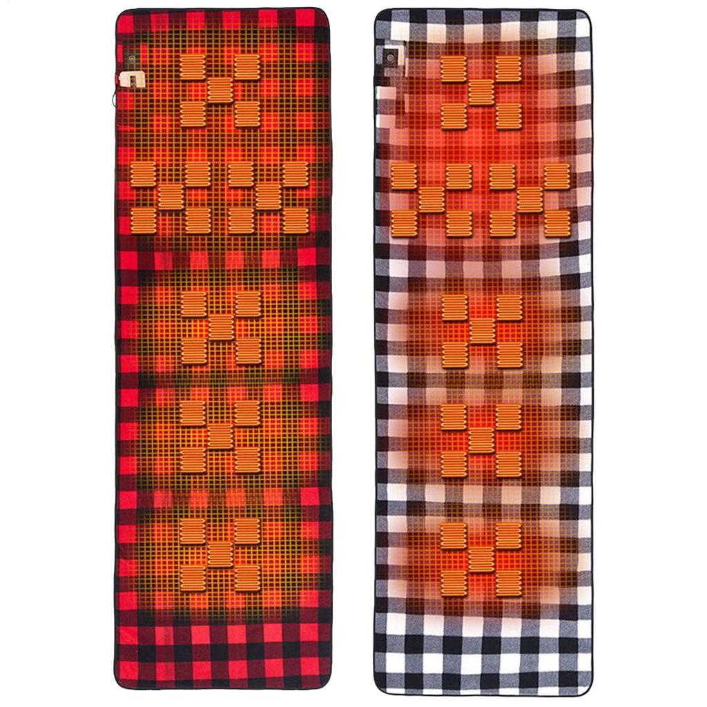 Heated Pad for Sleeping Bag Outdoor Camping 3 Speed Adjustment Winter Cotton USB Interfaces Electric Heating Sleeping Pad