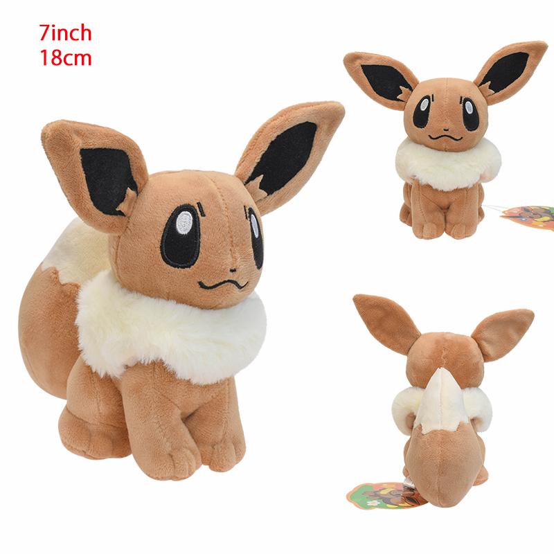32 Style Eevee Plush Toy Pokemon Eeveelution Umbreon Vaporeon Jolteon Flareon Espeon Leafeon Cartoon Stuffed Animal Doll Peluche