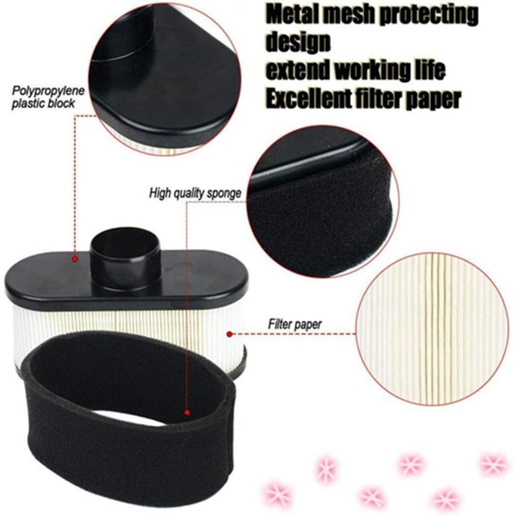 11013-0752 Luftfilter mit Vorfilter Kompatibel mit Kawasaki FR651V FR691V FR730V FS481V FS541V FS600V FS651V FS691V FS730V 4-Takt-Motor Ersetzen