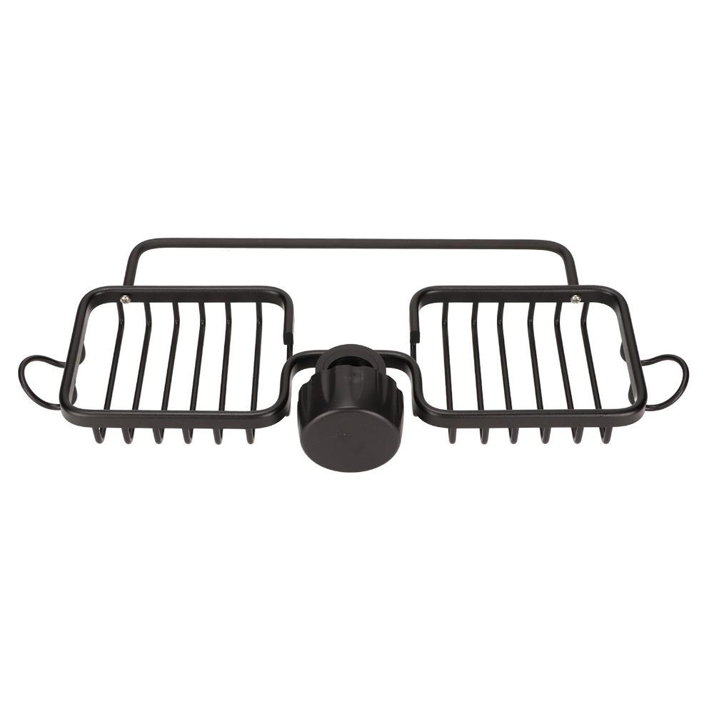 Adjustable Sink Shelf Aluminum Plastic Hanging Rack Durable Sink Organizer Rack  Dishcloth Drainer