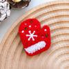 Christmas Brooch Embroidery Anti-rust Portable New Year Creative Decorate Long Lasting Cartoon Santa Claus