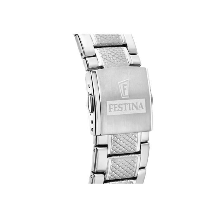 Montre - FESTINA - F20668/6 - Chronographe - Acier - Étanche 10 ATM