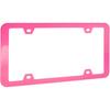 201 Stainless Steel License Plate Frames (Baby Pink)