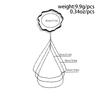 Ingemark Goth Multilayer Tassel Leg Thigh Chain for Women Trendy Elastic Band Crystal Link Summer Body Jewelry Dress Accessories