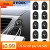 Car Sticker Tesla 4pcs Car Mini Paste Hook Simple Strong Hook For Tesla Model 3 Roadster Y Bonina Juguete Cybertruck Coil S X In