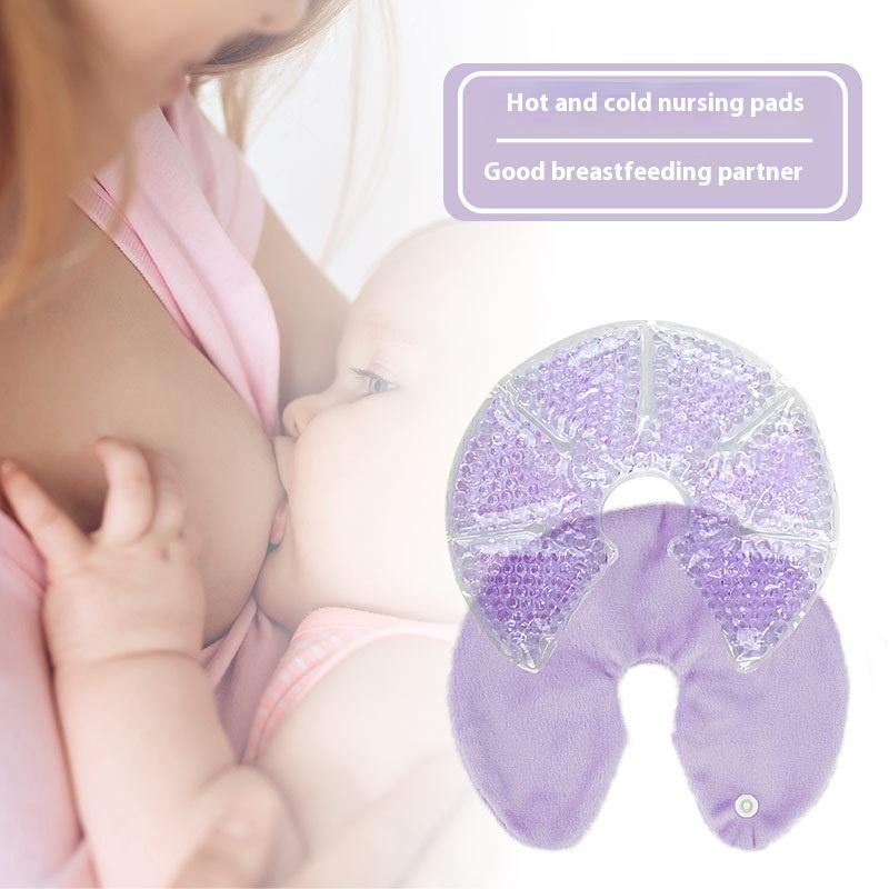 1Pcs Petal Design Breast Therapy Pads Ice Compress Reusable Breastfeeding Gel Pads Ice Pack Pain Relief Patch