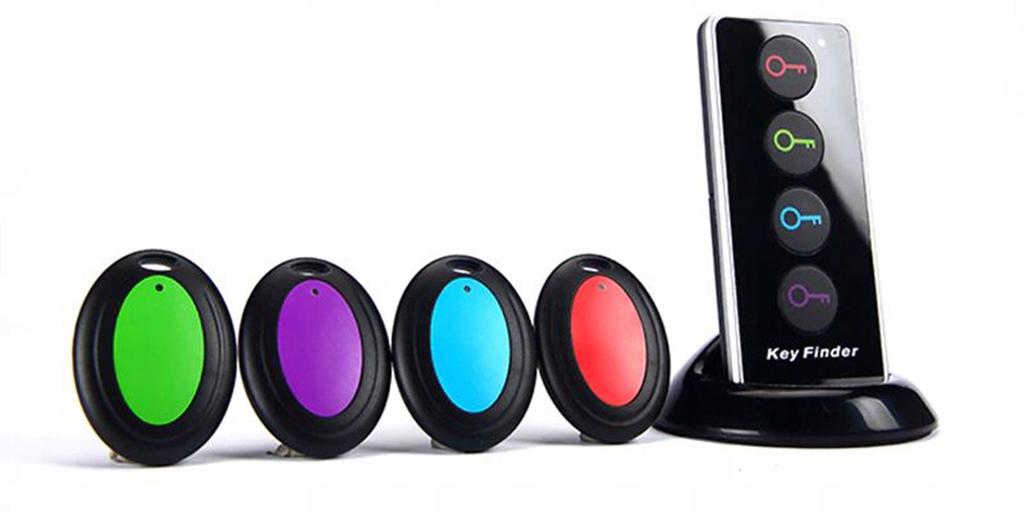 Wireless Key Finder Tag Phone Key Locator With Remote Control 4 Pieces