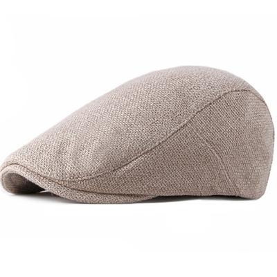 HT2277 Baskenmützen Frühling Sommer Herbst Herren Damen Mütze Atmungsaktive Baumwolle Leinen Ivy Flache Kappe Männlich Weiblich Baskenmütze Hut Verstellbare Baskenmütze
