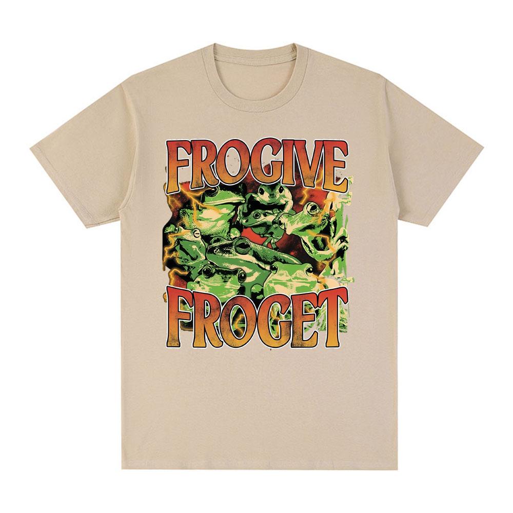 Frog Frog Funny Frog Fan Tshirt 2026 Summer Mens Womens Casual Cotton Harajuku Luxury Fashion Oversized Tshirt Mens Tshirt M