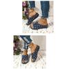 Nuove Pantofole da Donna Estive con Zeppa e Plateau Sandali Peep Toe Bocca di Pesce Taglia Grande Colorate Eleganti
