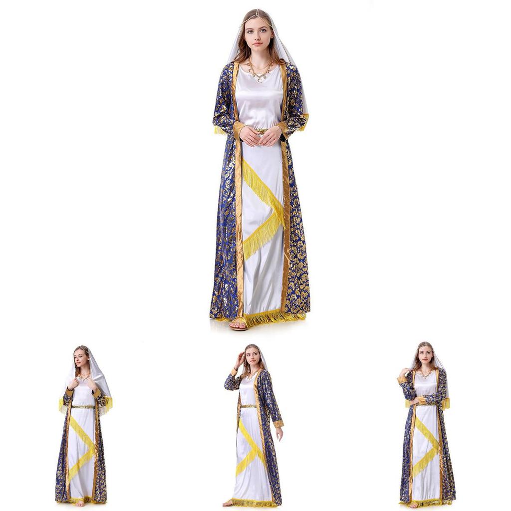Halloween Dubai Costume Dress Polyester Fabric With Fantasy Theme For Women