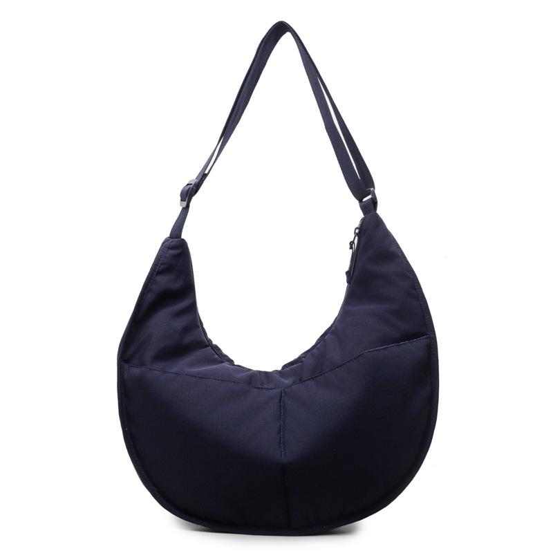 Simple casual dumpling bag large capacity lazy minimalist style shoulder bag street tide and messenger bag women