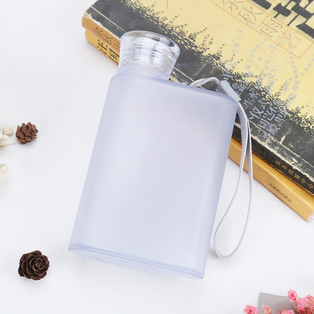 

Прозрачная бутылка-стакан A5 220 мл, блокнот, бутылка для воды, высококачественная плоская бутылка для воды белый