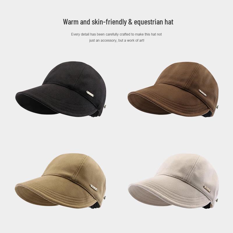 Mei Wan Er Woolen Autumn/Winter Duckbill Cap One Size