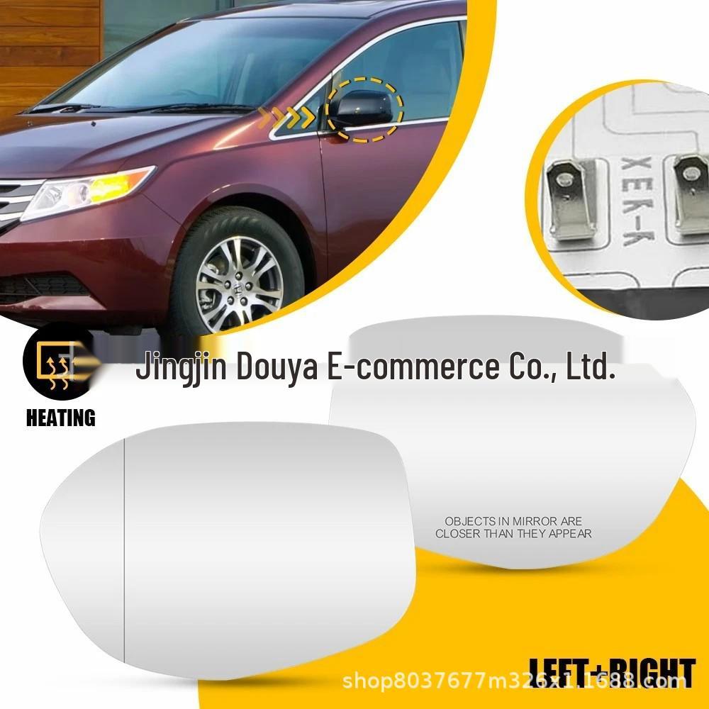 Honda Odyssey Heated Rearview Mirror Glass for Models 76253-TK8-A51, 76203-TK8-A51 Neutral