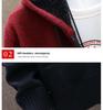 Men's Plush Hooded Cardigan Sweater - 2021 Collection, Thick & Large Size