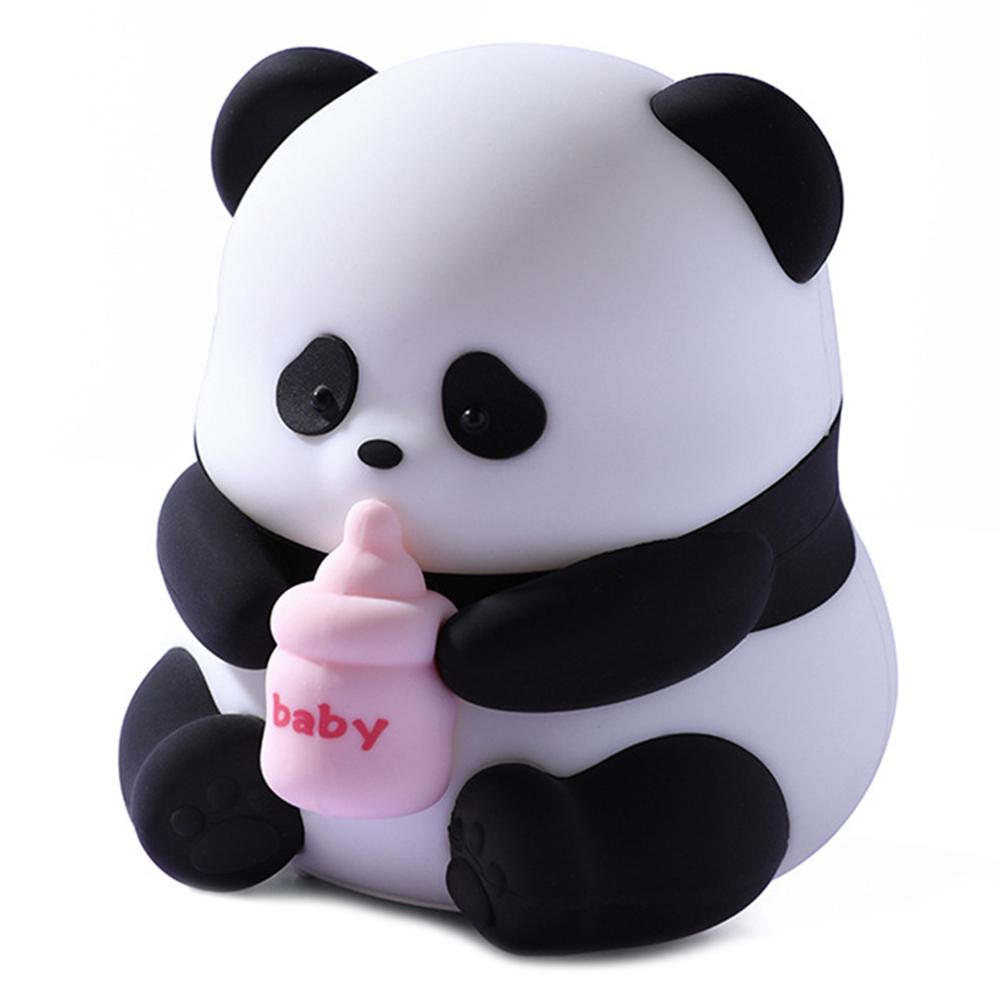 

Panda Night Light Dimmable Led Lamp Rechargeable Bedside Touch Silicone Colorful Night Light A